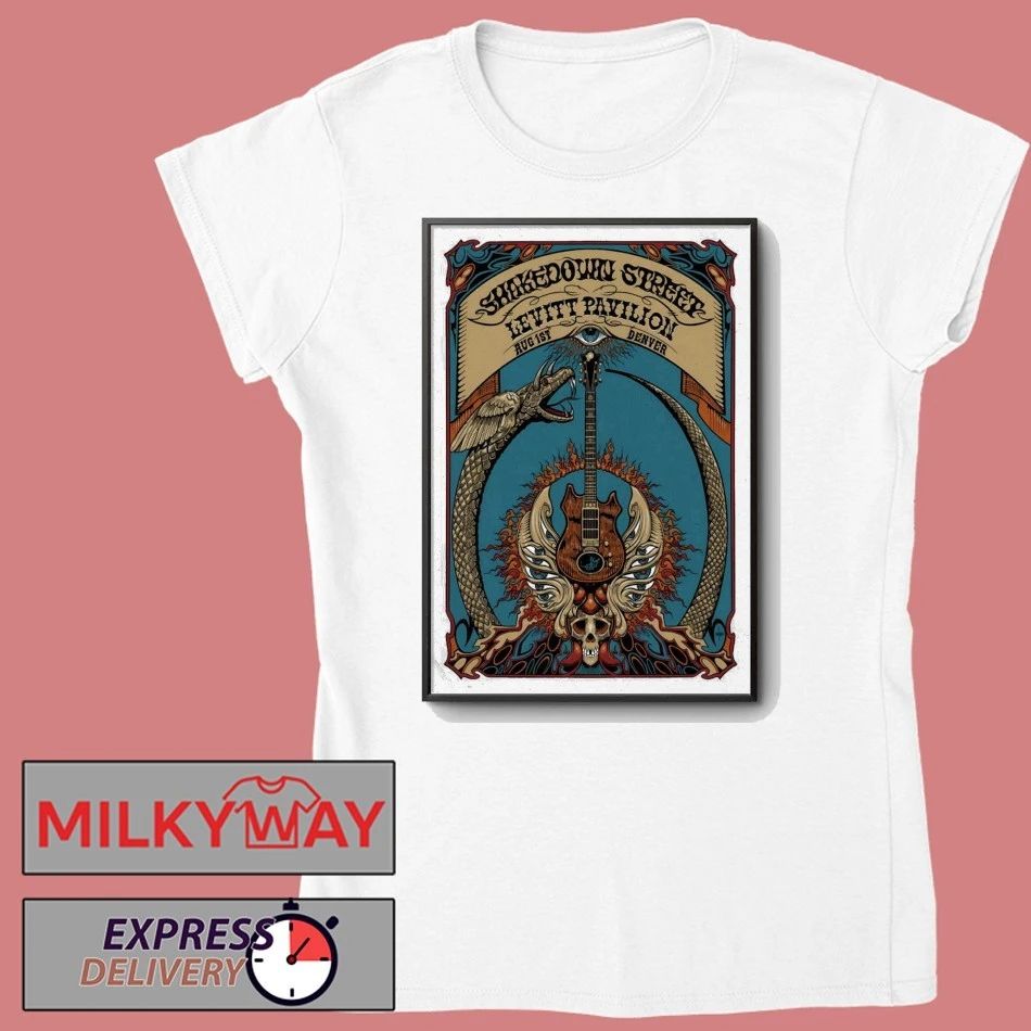 Shakedown Street Levitt Pavilion In Denver CO Aug 1 2026 Poster shirt