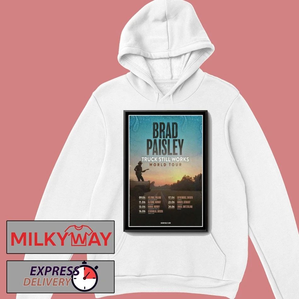 Brad Paisley The Truck Still Works World Concert 2026 Poster shirt