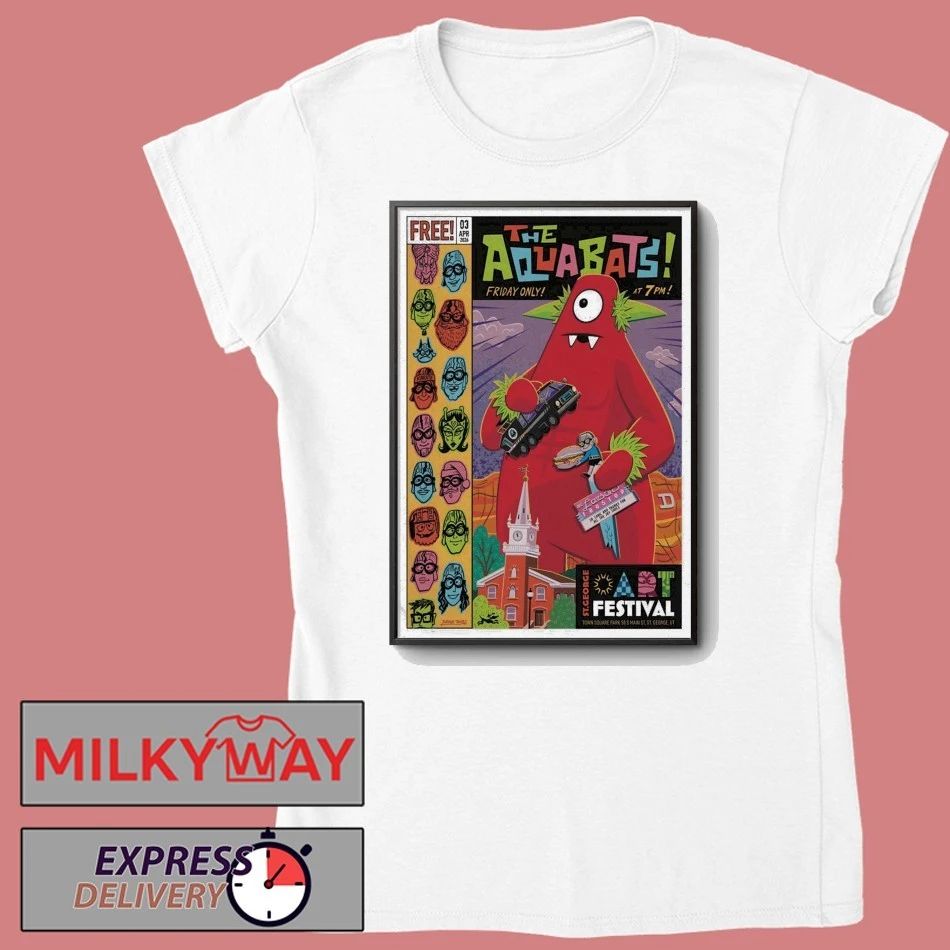 The Aquabats! At St. George Art Festival On Apr 3 2026 Poster shirt