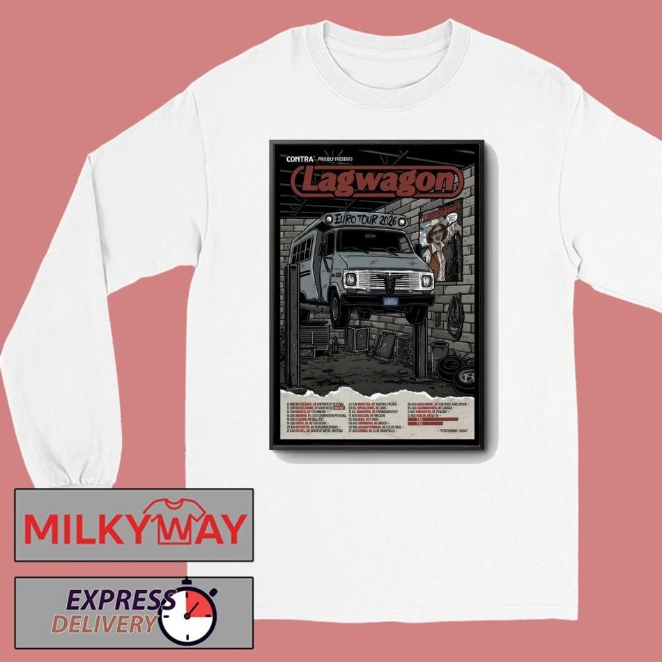 Lagwagon 2026 Euro Tour Poster shirt