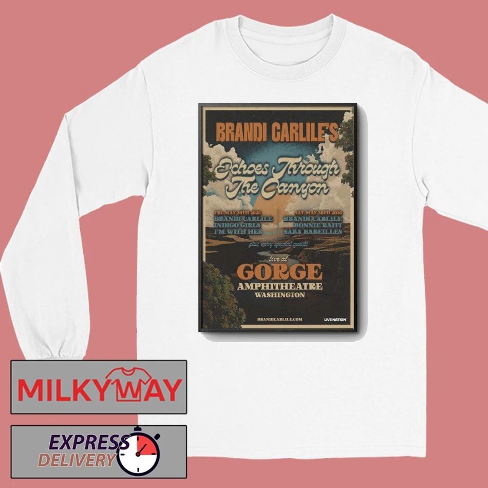 Carlile May 29 2026 At The Gorge Amphitheatre Show Poster shirt