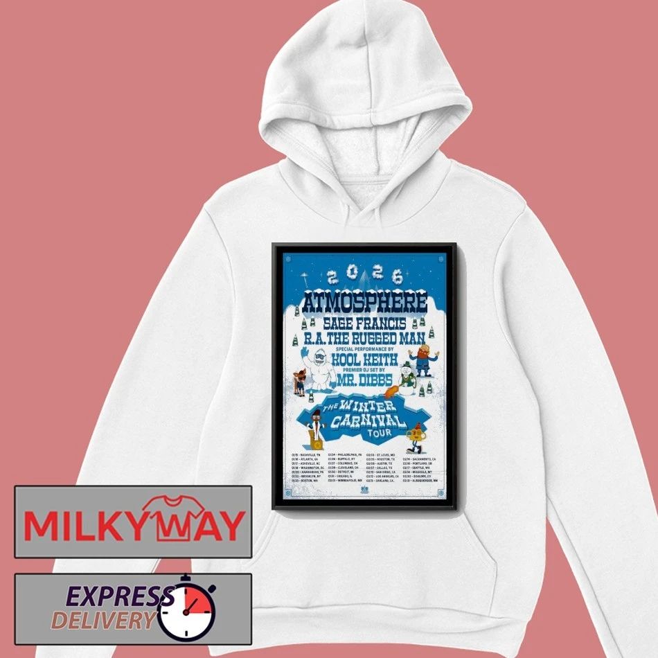 Atmosphere The Winter Carnival New Tour 2026 Poster shirt