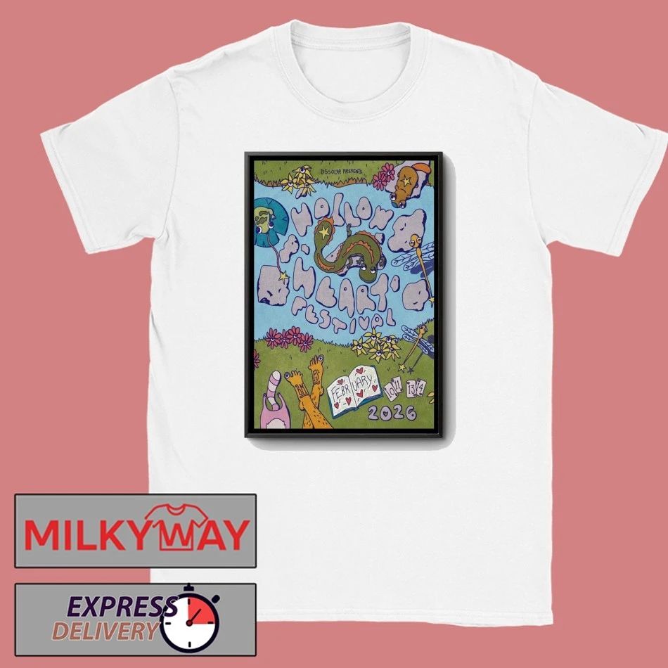 Hollow Heart Festival Feb 10-14 2026 In Asheville NC Poster shirt