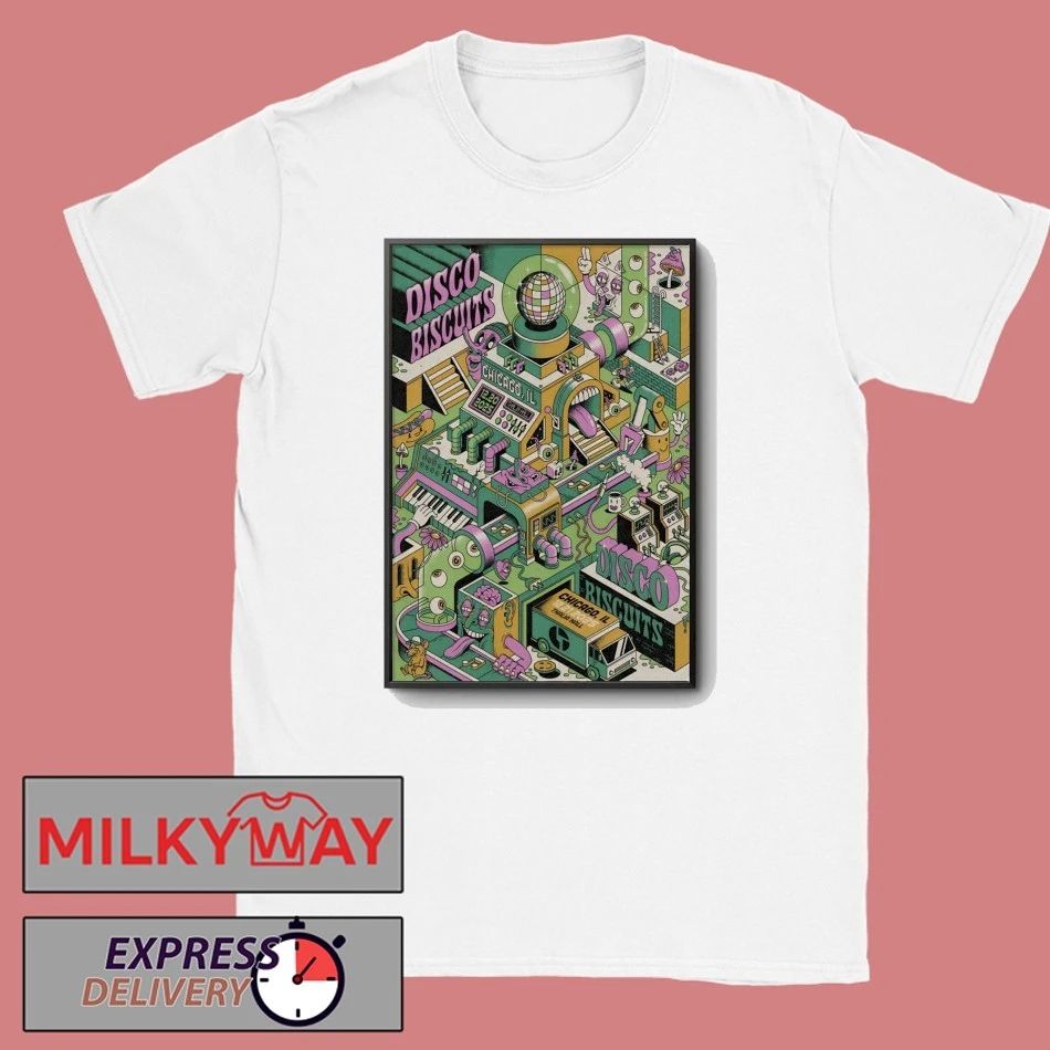 The Disco Biscuits 12 20-12 21 2025 Chicago IL Poster shirt