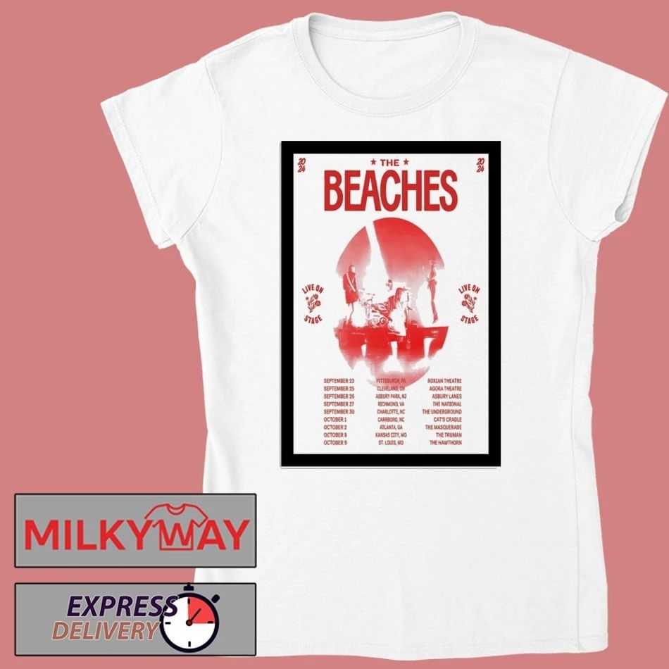 The Beaches The Warfield Theatre, San Francisco Poster shirt
