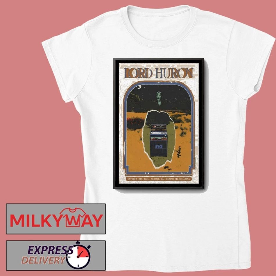 Lord Huron Show Climate Pledge Arena 2025 Poster shirt