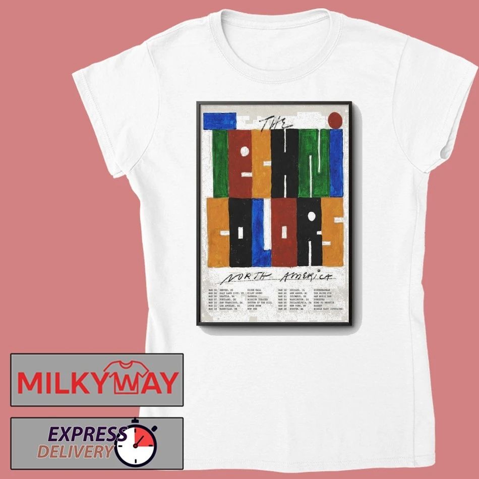The Technicolors North America 2026 Tour Poster shirt