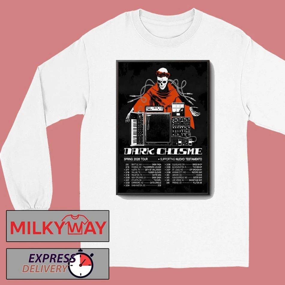 Dark Chisme Spring 2026 Tour Poster shirt