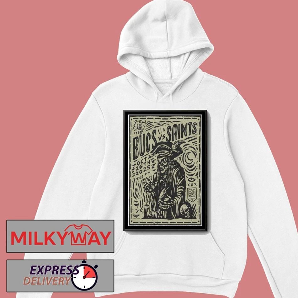 Bucs vs Saints New Orleans, Louisiana Oct 26 2025 Poster shirt