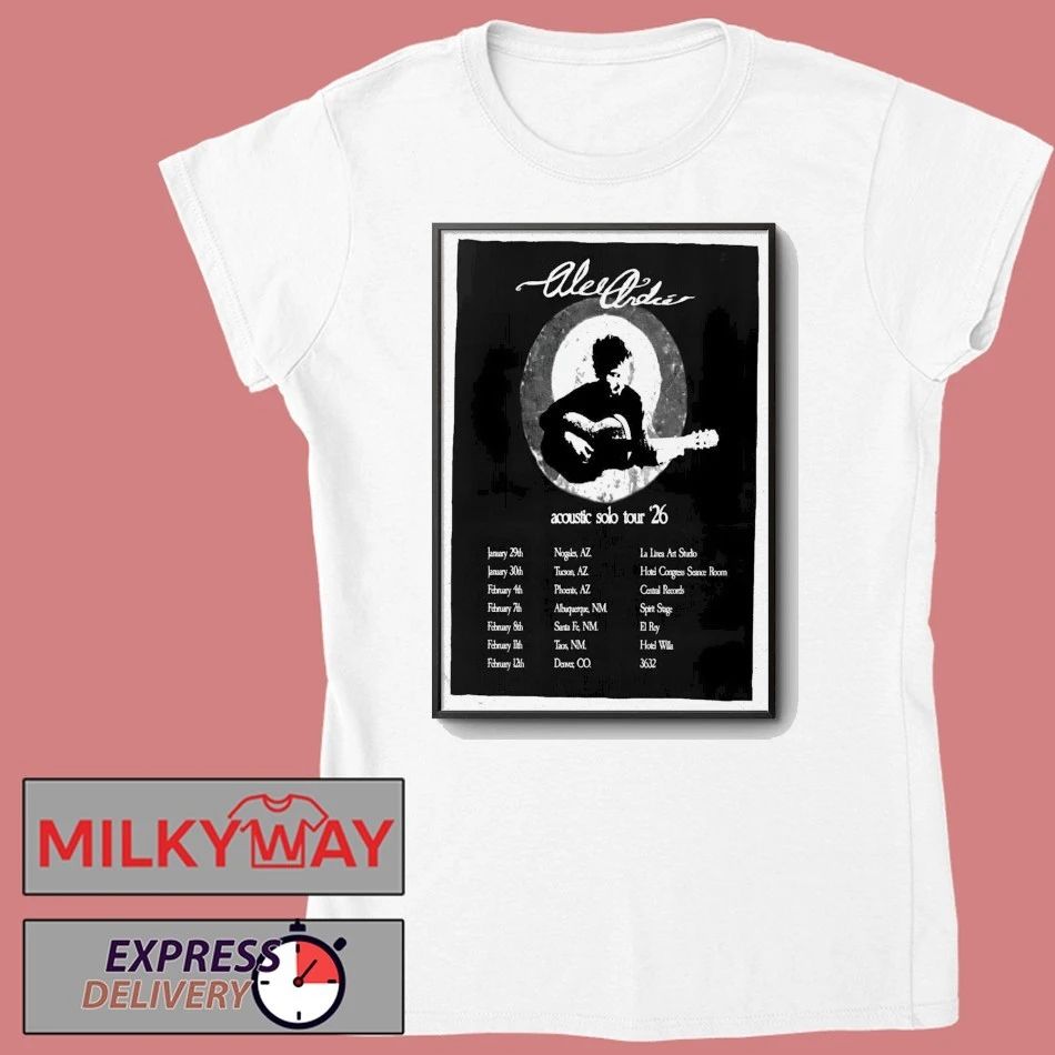 Alec André Ruvalcaba Acoustic Solo Tour 26 Poster shirt