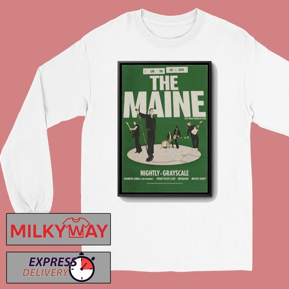 The Maine 2026 North American Shows Poster shirt