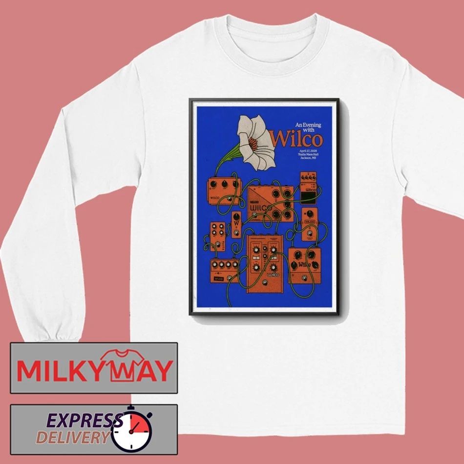 Apr 27 2026 Jackson MS Poster Wilco TOUR shirt