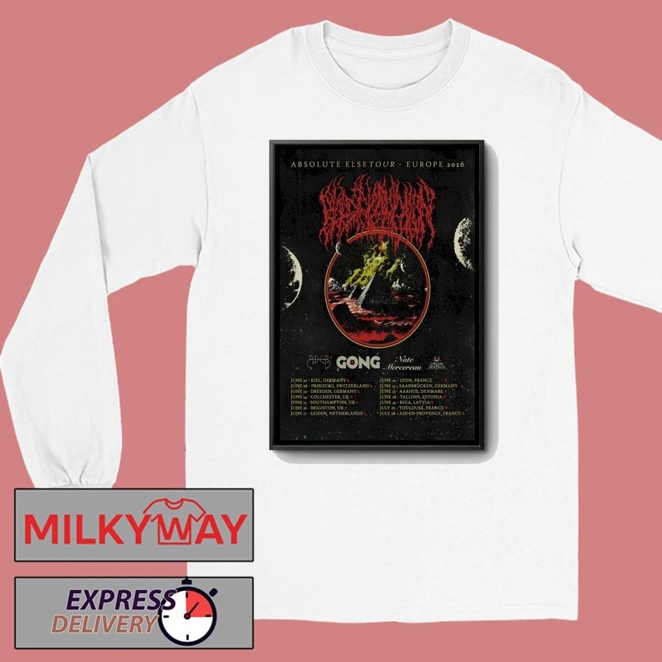Blood Incantation Absolute Else Tour Europe 2026 Poster shirt