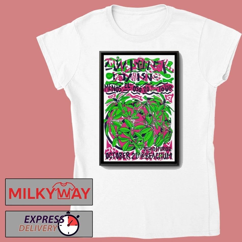 Minus The Bear Orlando, FL Concert 2025 Poster shirt