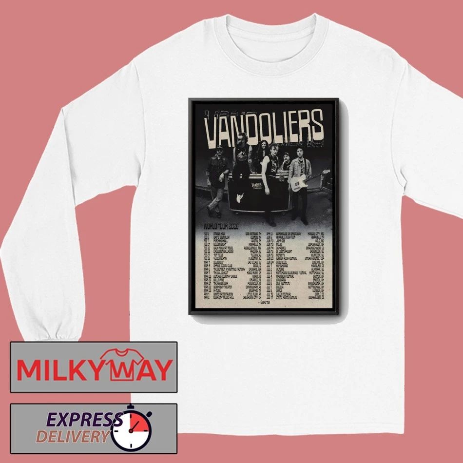 Vandoliers World Tour 26 Poster shirt