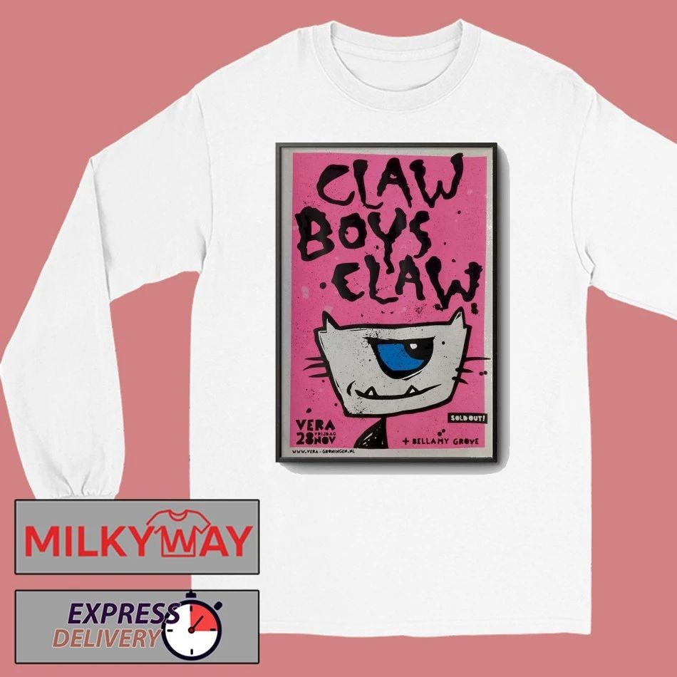 Claw Boys Claw Groningen NL, November 28 2025 Poster shirt