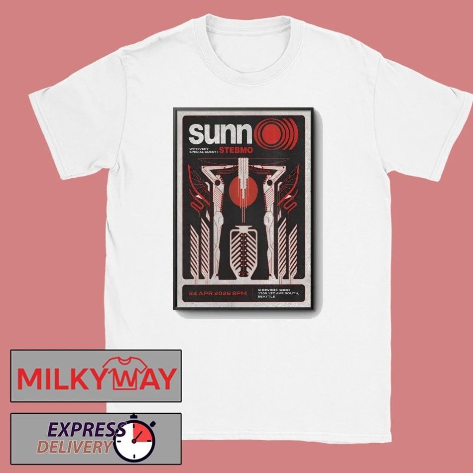 SUNN O))) 4 24 2026 Seattle WA Poster shirt