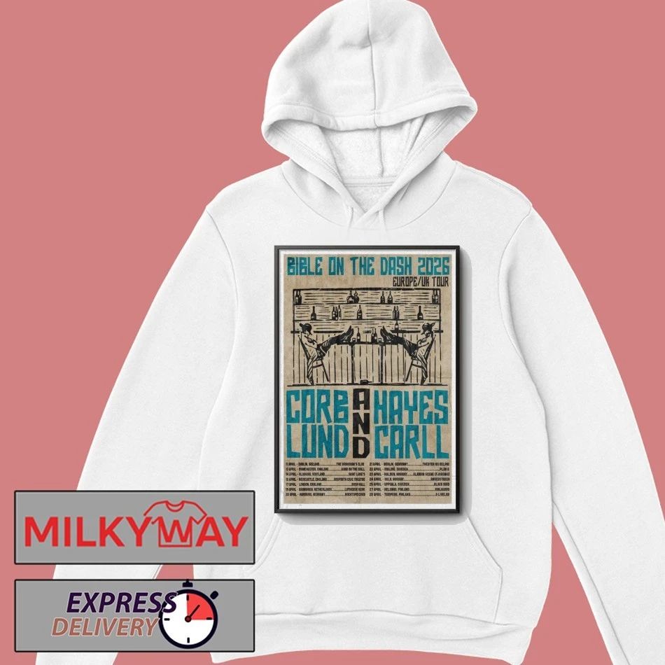 Poster Corb Lund & Hayes Carll Tour Apr 2026 shirt