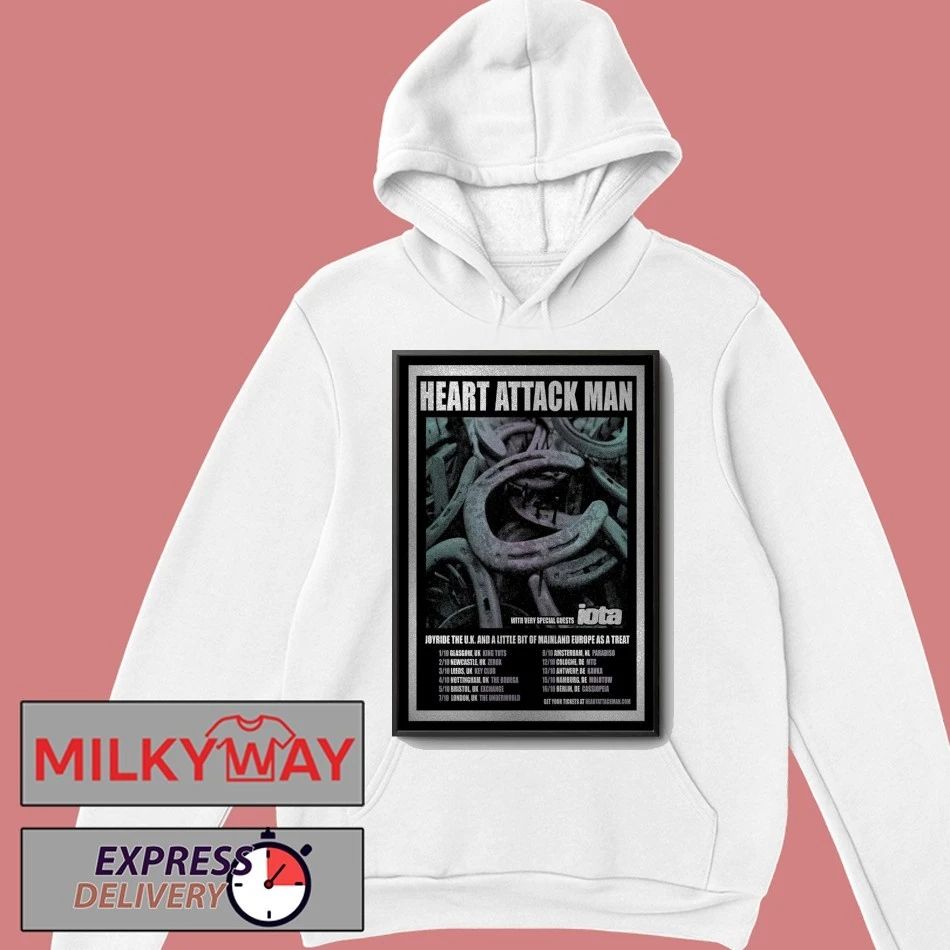 Heart Attack Man Live October 2025 Poster shirt