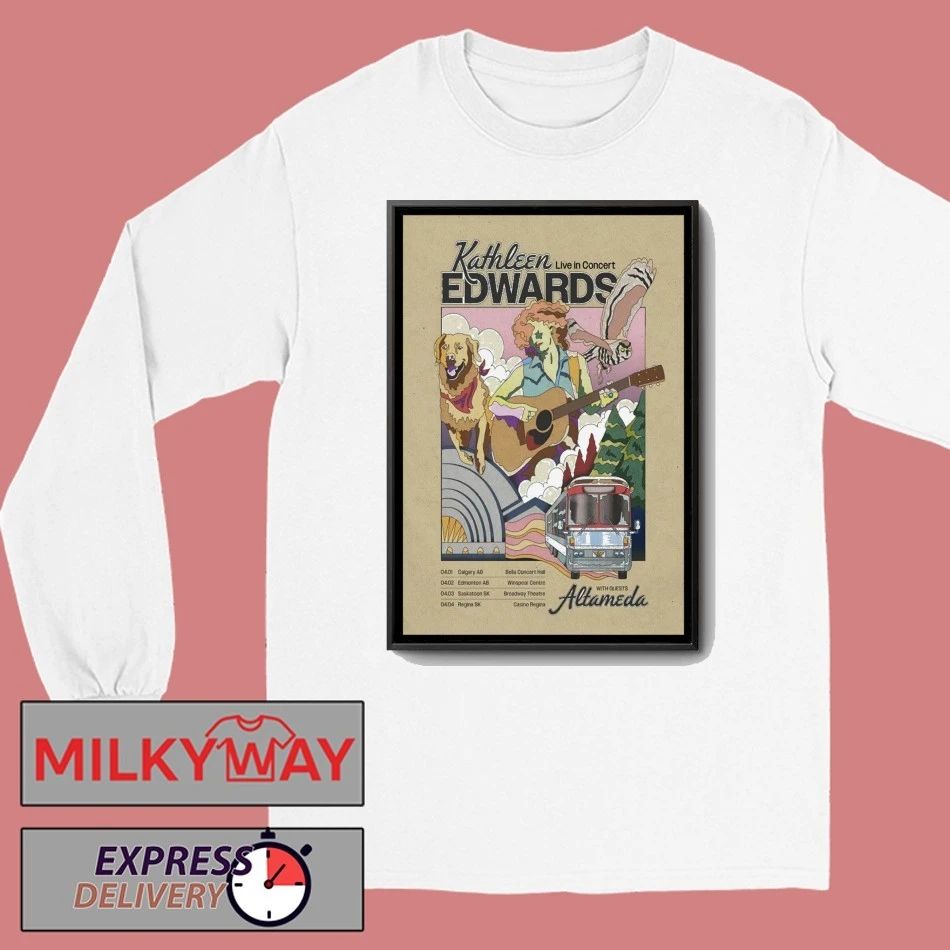 Poster Kathleen Edwards Western 2026 Canada Tour shirt