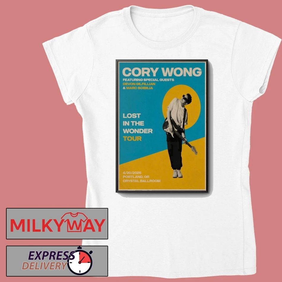 Cory Wong The Crystal Ballroom In Portland OR Apr 20 2026 Poster shirt
