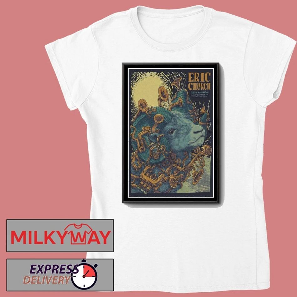 Eric Church Delta Center Salt Lake City, UT Oct 23 2025 Poster shirt