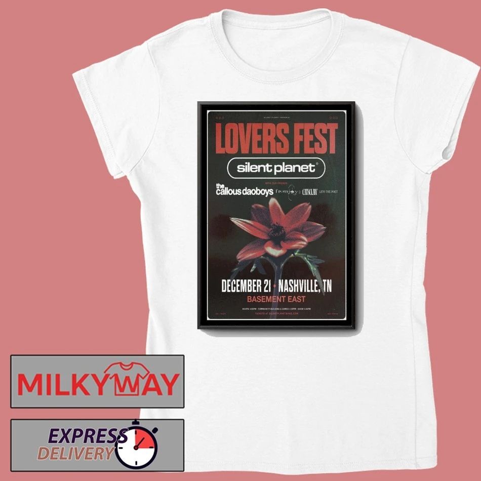 Silent Planet Basement East Nashville Poster shirt