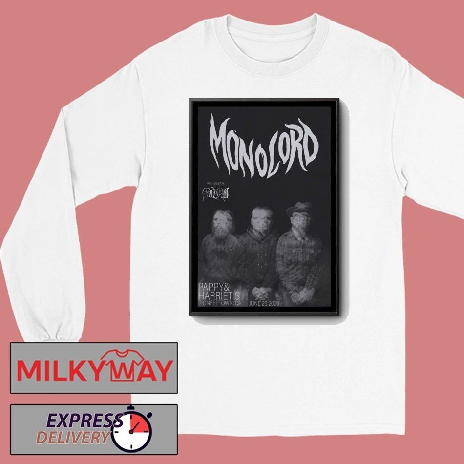 Monolord Pioneertown Tour On Jun 26 2026 Poster shirt