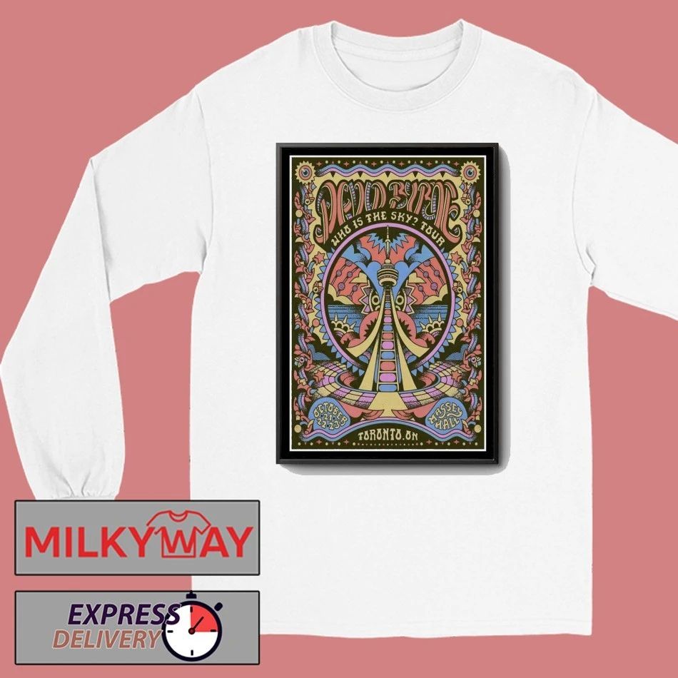 David Byrne Massey Hall, Toronto Oct 21-23 2025 Poster shirt