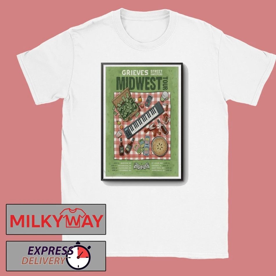 GRIEVES Midwest Tour Spring 2026 Poster shirt