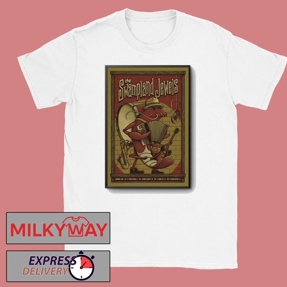 The Swampland Jewels Feb 14 2026 North Liberty IA Poster shirt