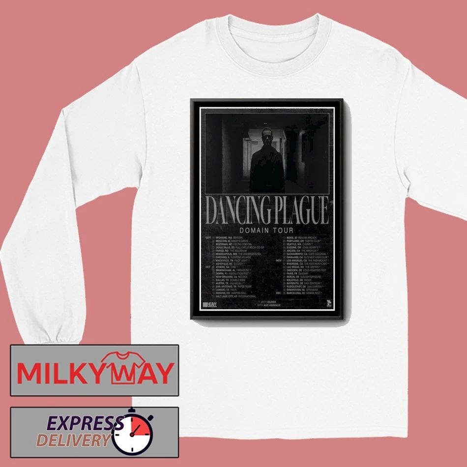 Dancing Plague Domain New Tour 2025 Poster shirt
