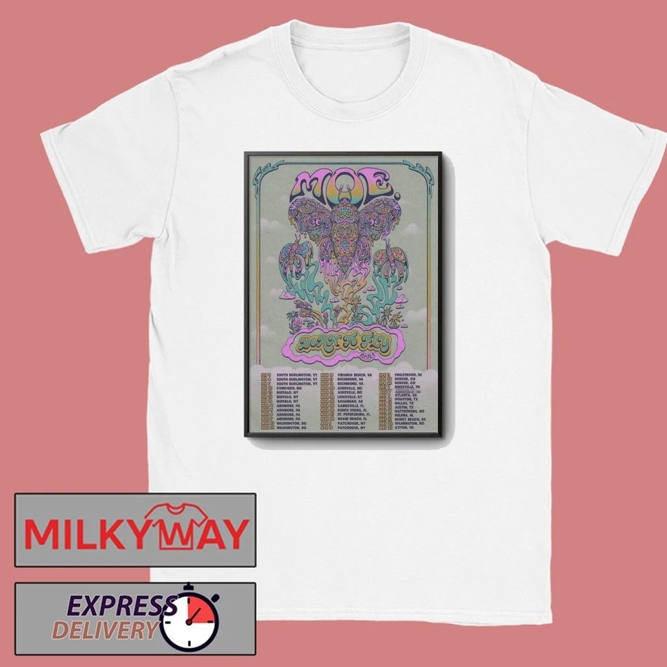 Moe. Poster Born To Fly Tour 2026 shirt