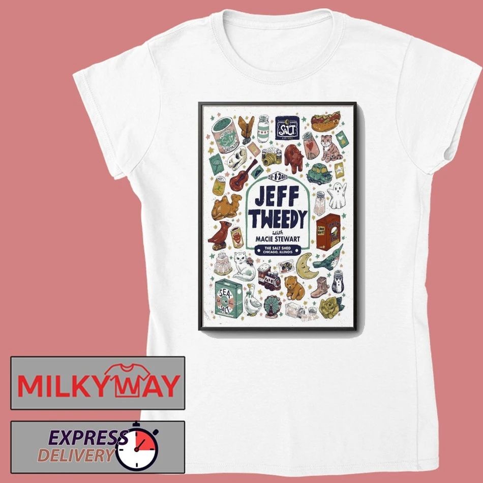 Jeff Tweedy The Salt Shed in Chicago IL Nov 1 2025 Poster shirt