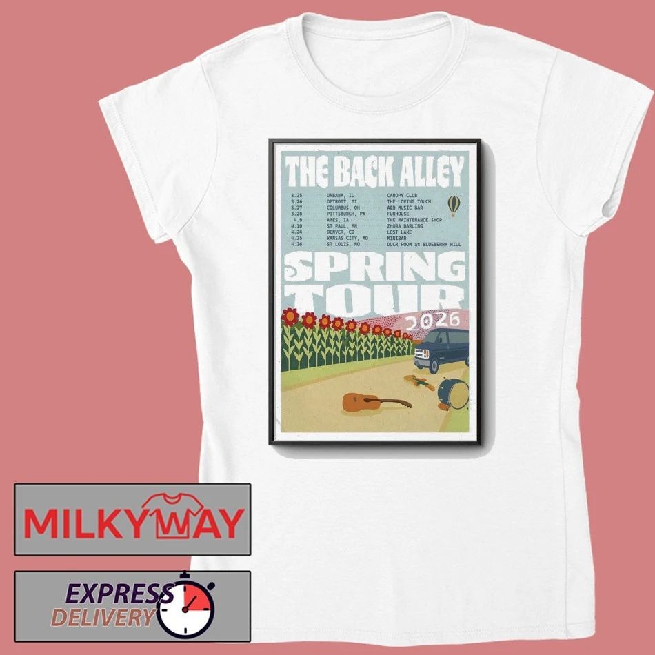 The Back Alley Spring Tour 26 Poster shirt