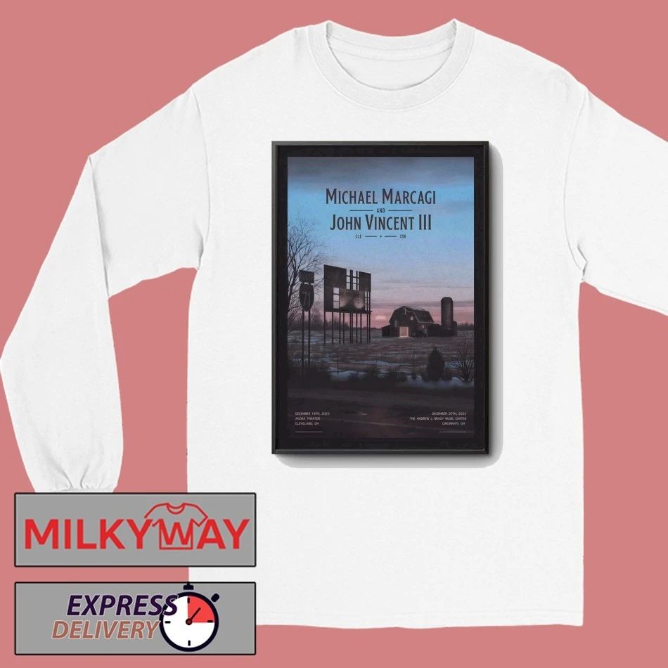 Michael Marcagi Dec 20 2025 The Andrew J Brady Music Center In Cincinnati OH Poster shirt
