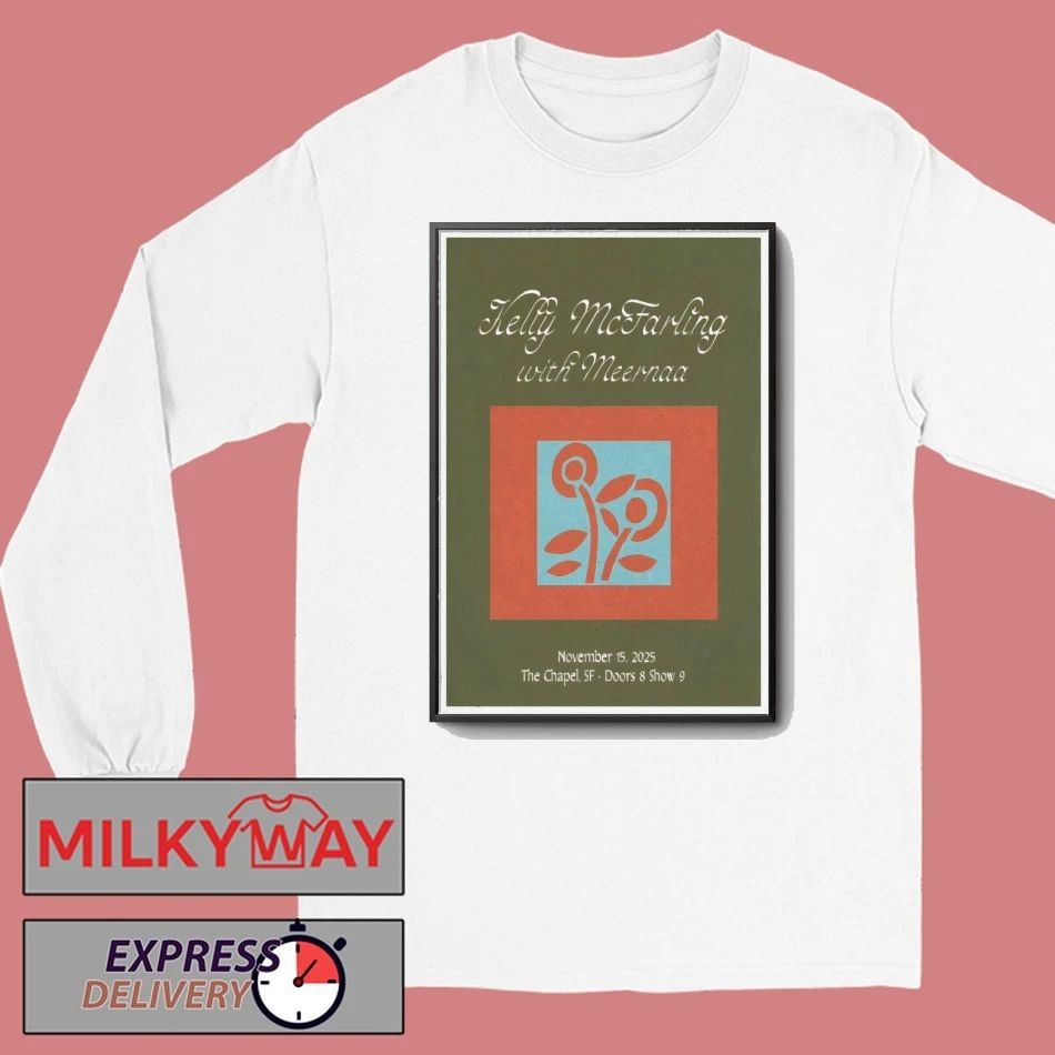 Kelly McFarling With Meernaa Nov 15 2025 The Chapel in San Francisco CA Poster shirt