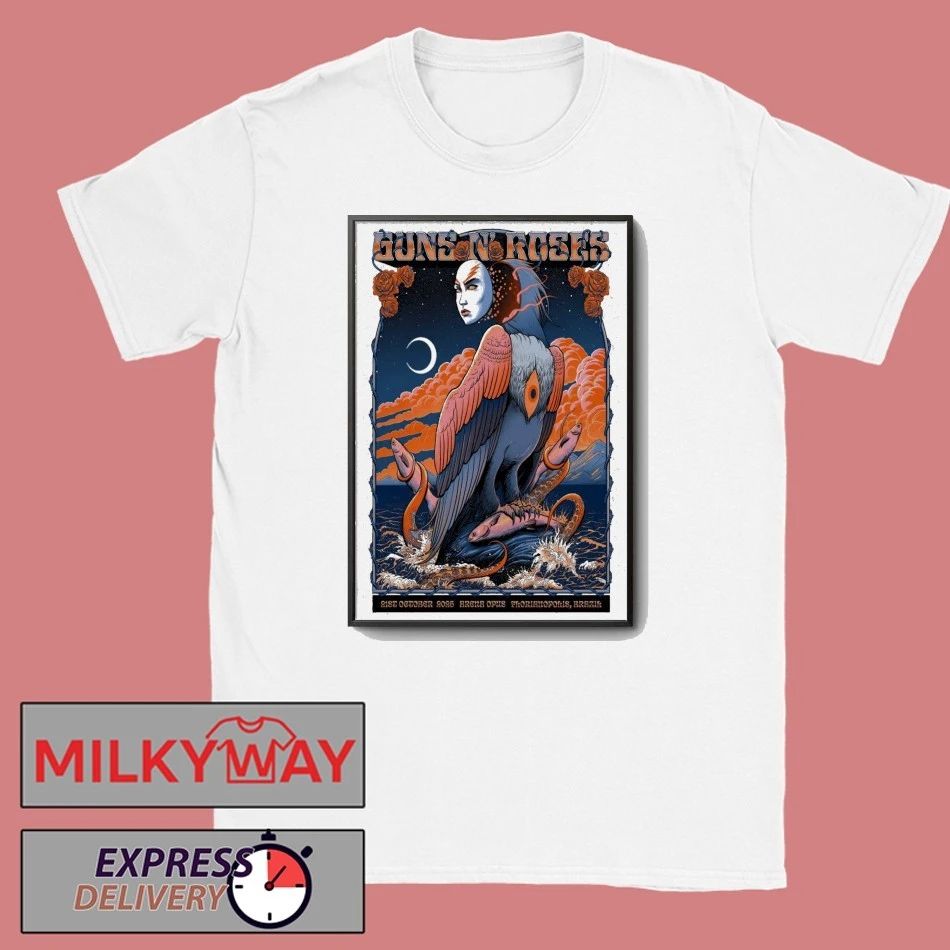 Guns N’ Roses Oct 21 2025 Arena Opus Florianópolis, BR Poster shirt