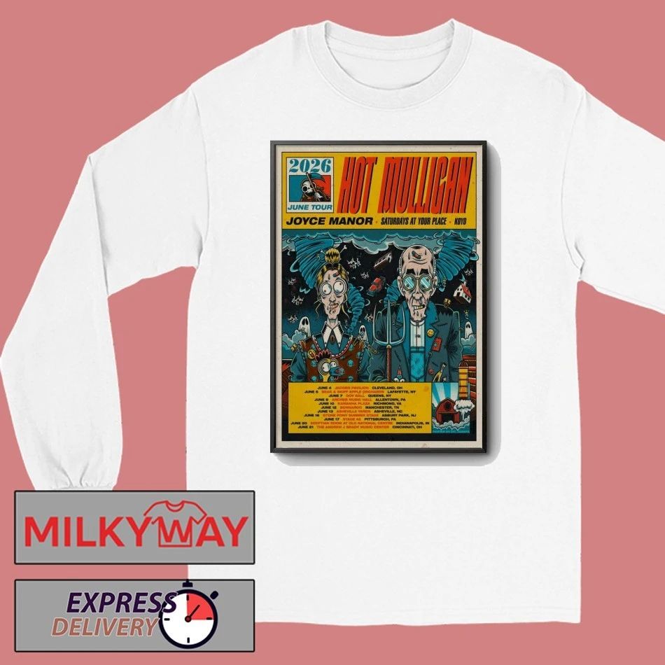 Mulligan Alternative Rock Tour 2026 Poster shirt