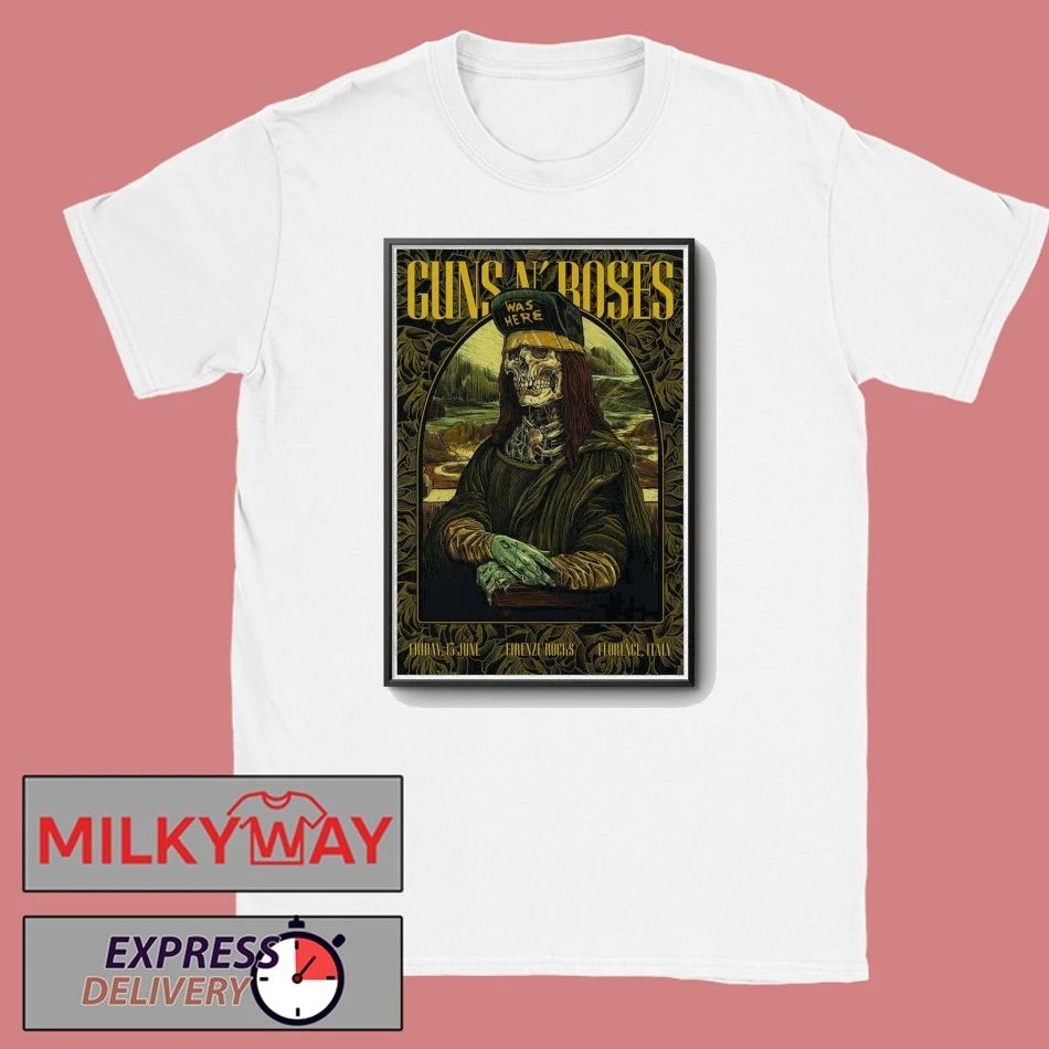 Guns N’ Roses Poster Florence , Italy June 15 2026 shirt
