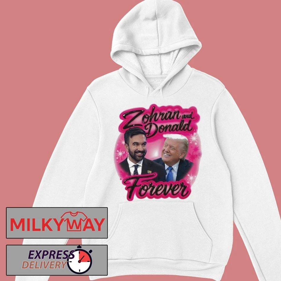 Zohran And Donald Trump Forever Airbrush Shirt
