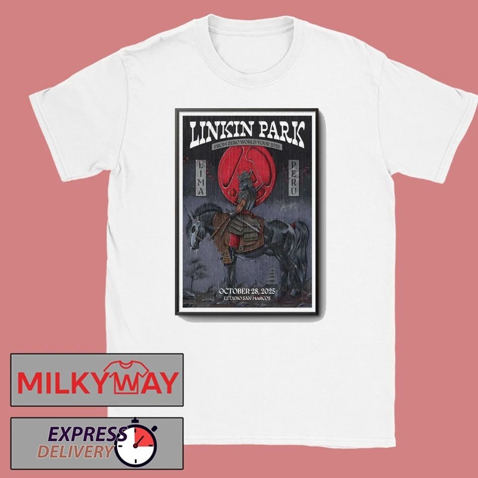 Linkin Park From Zero World Tour 28 Oct 2025 Estadio San Marcos, Lima Poster shirt