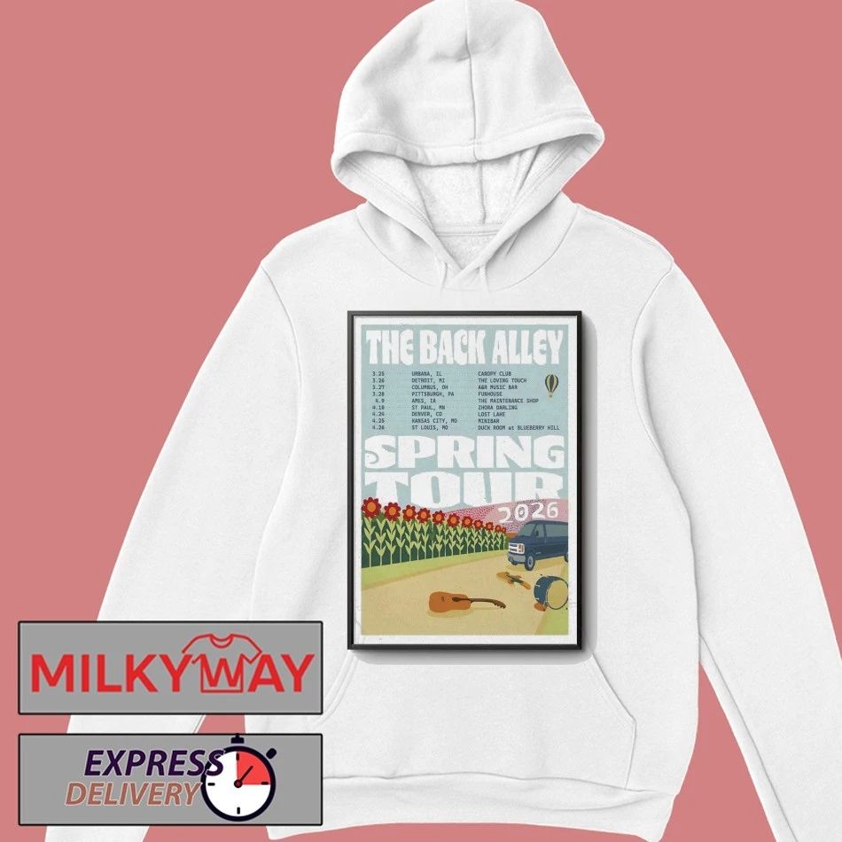 The Back Alley 2026 Spring Tour Poster shirt