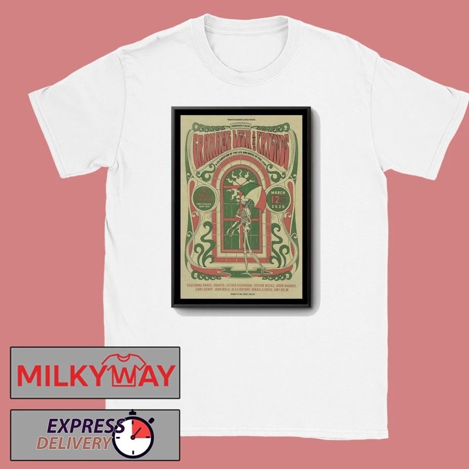 Grahame Lesh and Friends March 12 2026 The Capitol Theatre Port Chester, NY Poster shirt