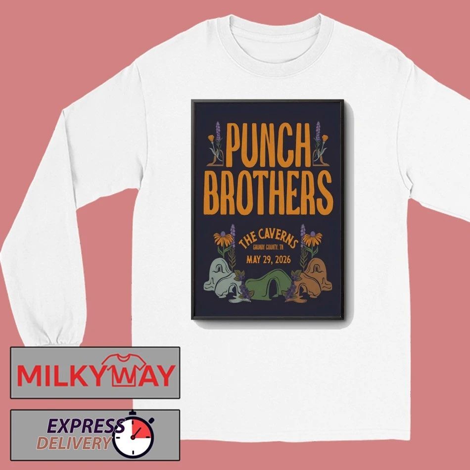 Punch Brothers May 29 2026 The Caverns Pelham TN Poster shirt