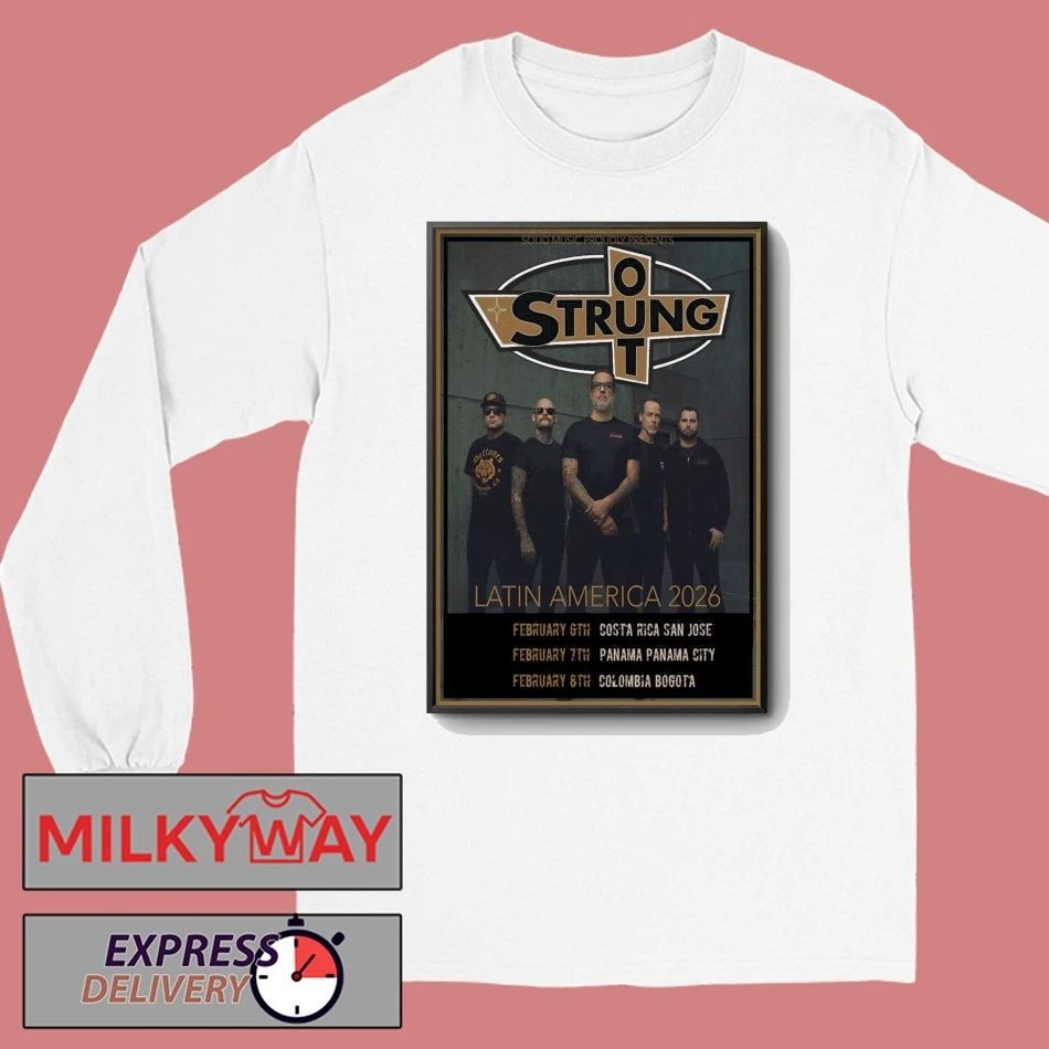 Strung Out Latin America 2026 Shows Poster shirt