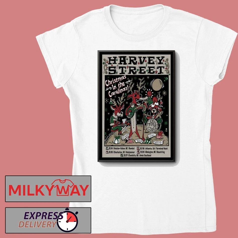 Harvey Street Christmas In The Carolinas 2026 Shows Poster shirt
