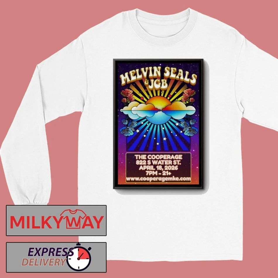 Melvin Seals And JGB In Milwaukee WI On Apr 18 2026 Poster shirt