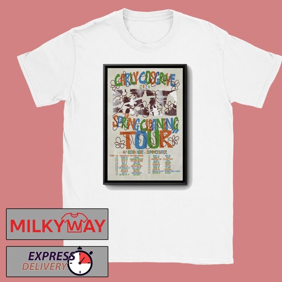 Poster Carly Cosgrove 2026 The Spring Cleaning Tour shirt