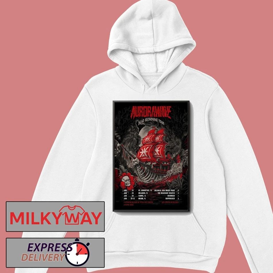 Poster Aurorawave 2026 Dead Reckoning Tour shirt